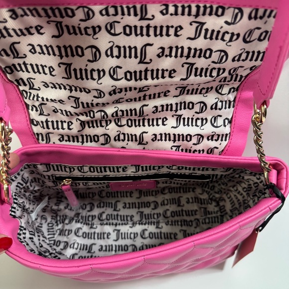 JUICY COUTURE BRIGHTER THAN A DIAMOND SHOULDER BAG JUICY PINK - Picture 10 of 10